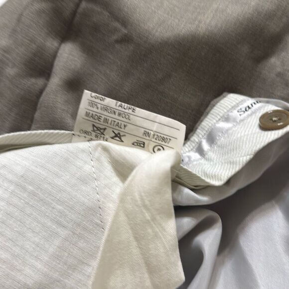 Men's santorelli luxury serge Romeo 100% virgin wool 36x34 office - Picture 8 of 8